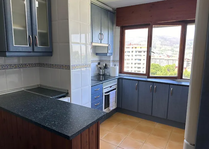 Acogedor Con Vistas A La Catedral Y Parking 아파트 오비에도